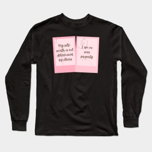 Self worth Long Sleeve T-Shirt